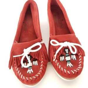 Womens Minnetonka Thunderbird Beaded Moccasins ❤️